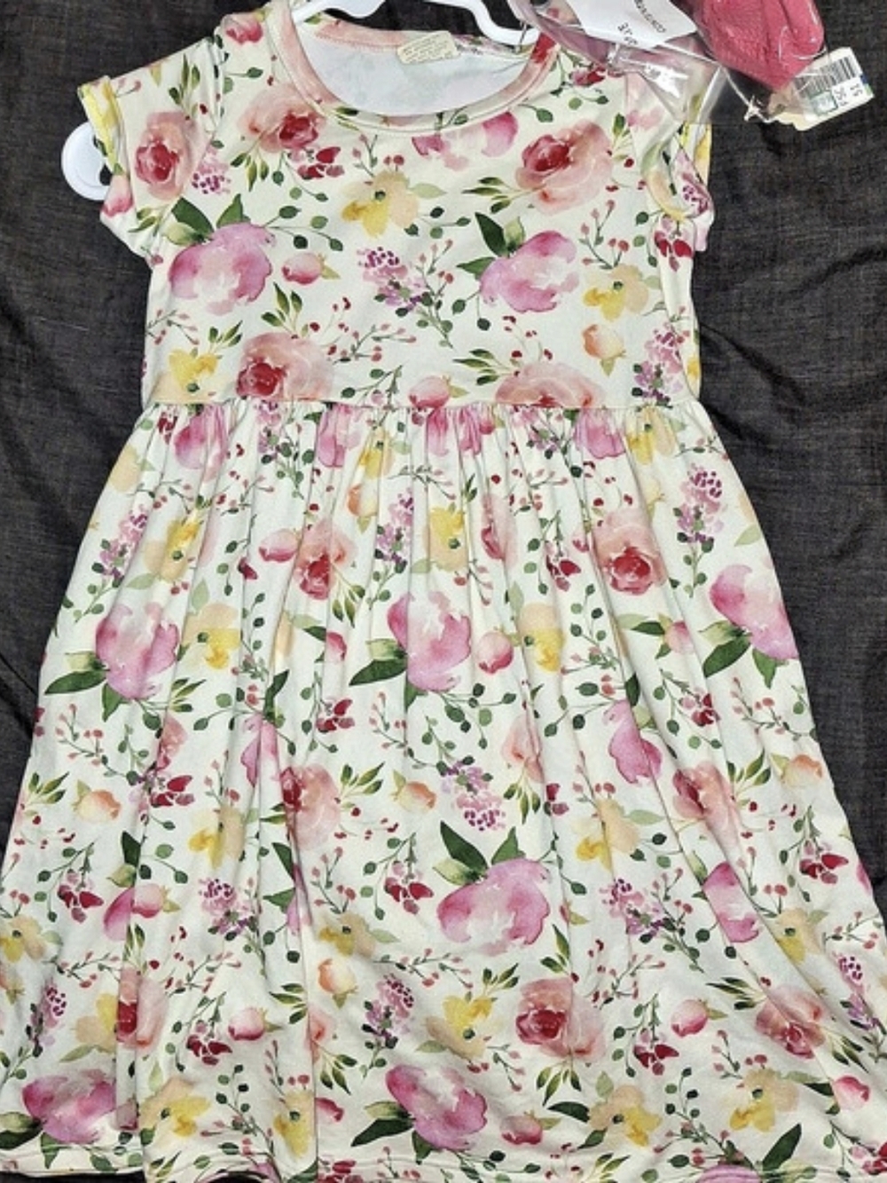 Floral Girls' Maxi Dress